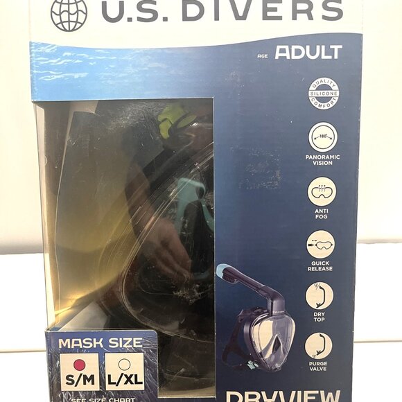 U.S. Divers Dryview Full Face Snorkeling Mask small/medium New - Picture 5 of 5